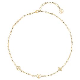 Collier Louis Vuitton Doré en Métal