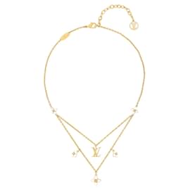 Collana Louis Vuitton Oro in Metallo