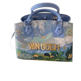 Louis Vuitton x Jeff Koons Montaigne MM Pelle Lavanda