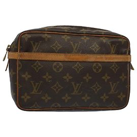 Louis Vuitton Monogram Compiegne 23 Pochette M51847 LV Auth em5056