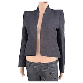 Massimo Dutti Jacke aus schwarzem Stoff