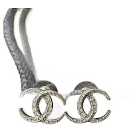 CC B15Scatola per orecchini C Logo Dubai Moon Crystal SHW RARO - Chanel