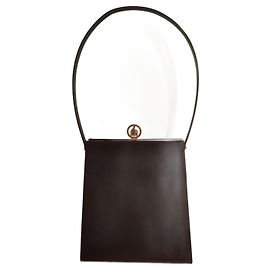 Bolso Lanvin de cuero color chocolate