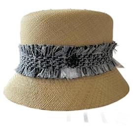 Cappello Maison Michel Kendall in Paglia Beige