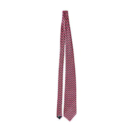 Zanolini Silk Tie Red Ladybug Print - Autre Marque