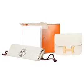 HERMES Constance Accessoire aus beigem Leder - 101530 - Hermès