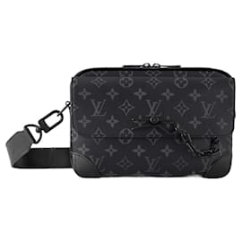 Louis Vuitton Steamer Messenger Monogramma Eclipse Grigio