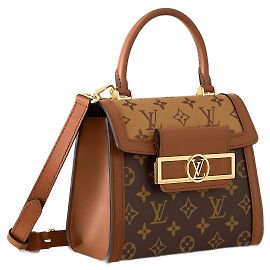 Sac Louis Vuitton Dauphine Capitale Marron Toile