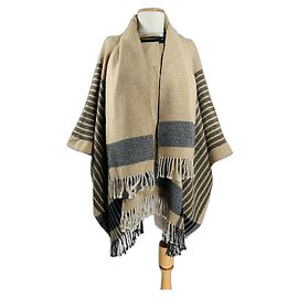 Patrizia Pepe Abrigo de Punto Estilo Poncho Lana
