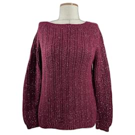 SéZane Pullover aus Wolle in Burgunderrot