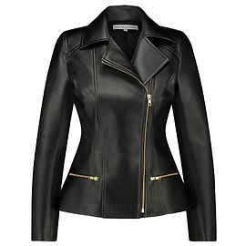 Autre Marque Monique Singh, Blouson motard en simili cuir
