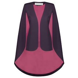 Autre Marque Monique Singh, Cape-Jacke aus Gaberdine