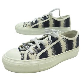 NUOVE SCARPE SNEAKERS CHRISTIAN DIOR WALK'N'DIOR 36.5 NUOVE SCARPE IN TELA