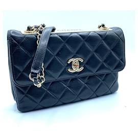 Borsa a mano Chanel Puerto Banus in pelle nera
