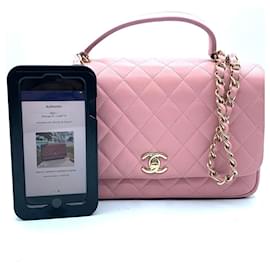 Borsa a mano Chanel Puerto Banus in pelle rosa
