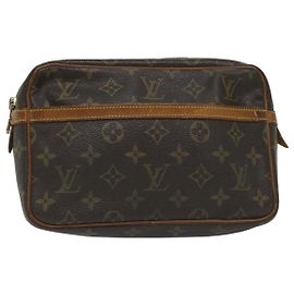 Louis Vuitton Monogram Compiegne 23 Pochette M51847 LV Auth em5110