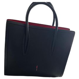 Borsa a mano Christian Louboutin Paloma in pelle nera media