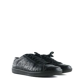 SAINT LAURENT - Sneakers Court Classic in pelle nera (taglia 39.5)