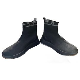 Liu.Jo Asia 08 Mid Stock Stiefeletten Socken Schwarz