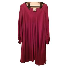 Vestido Forte Forte de seda rojo oscuro