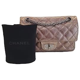 Chanel Mini Reissue 2.55 in pelle bronzo