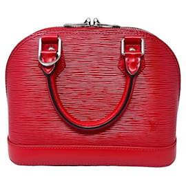 Louis Vuitton Alma BB in pelle Epi rossa