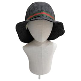 Cappello Pescatore Gucci Nero in Tela