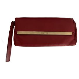 Pochette Kenneth Cole in pelle rosso scuro