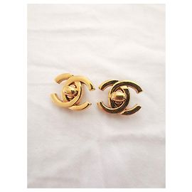Orecchini vintage Chanel Turnlock