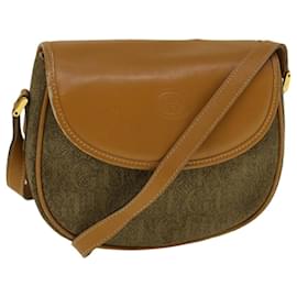 GUCCI Borsa A Spalla Tela Spalmata Marrone 007 58 0074 Aut5132