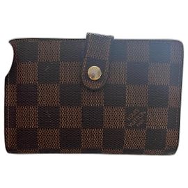 Louis Vuitton Viennese Geldbörse Braun Stoff