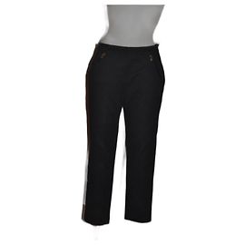 Pantalon slim Fendi noir en tissu stretch