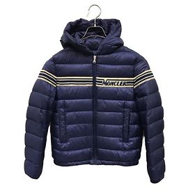 Moncler Renald Daunenjacke aus gestepptem Nylon marineblau