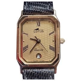 Autre Marque Lotus 4311 Quarz Armbanduhr Gelb Stahl
