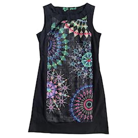 Desigual Ärmelloses Minikleid Mehrfarbig