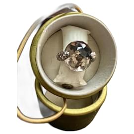 Pomellato Tango Ring aus Roségold und Rauchquarz