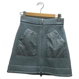Falda Moncler acolchada azul