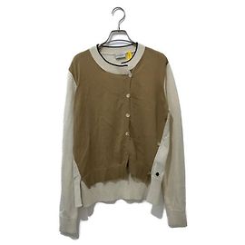 Cárdigan Moncler de algodón intercambiable negro beige