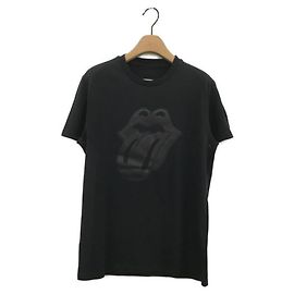 Camiseta Moncler The Rolling Stones Negra de Algodón