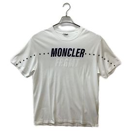 T-shirt stampata Moncler bianca cotone XL
