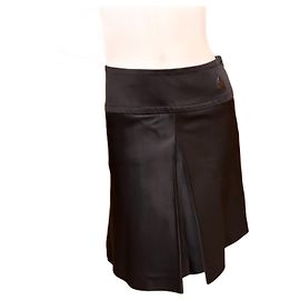 Falda de satén negra Marina Yachting Talla 38