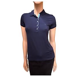 Polo Escada Sport blu navy a maniche corte