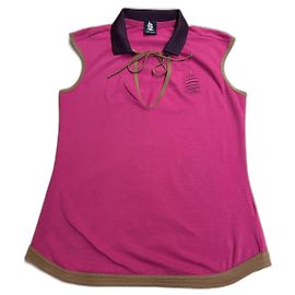 Marina Yachting Polo sin mangas Rosado Morado Camel XS