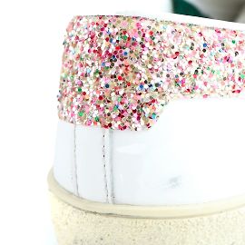 SAINT LAURENT - Sneakers glitter Court (T40)