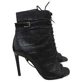 SAINT LAURENT Stivaletti T.EU 38.5 Pelle