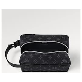 Louis Vuitton Locker Dopp Kit Monogramme Eclipse Noir