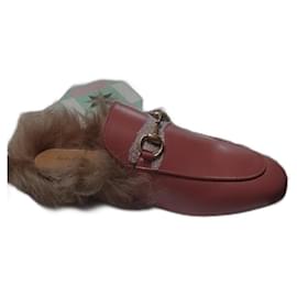Zoccoli Gucci Betis in pelle Corallo