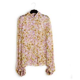 Giambattista Valli Seidenbluse mit Blumenmuster
