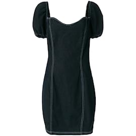 Vestido jeans preto Moschino