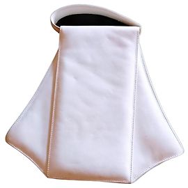 Sac à main Charles Jourdan en peau d'agneau blanc
